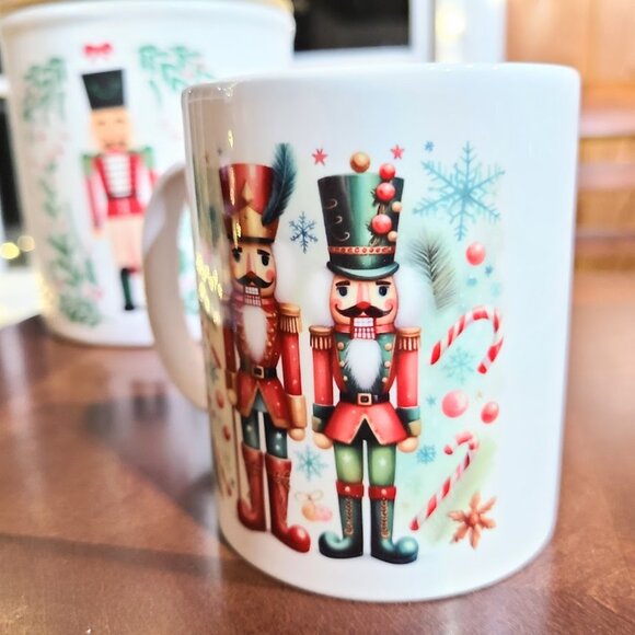 Nutcracker Christmas Mug Ceramic Coffee Cup Holiday Gift Best Stocking Stuffer - Picture 5 of 5